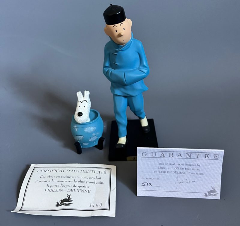 Hergé - Tintin et Milou - Le Lotus bleu - Premières versions - Leblon Delienne - 1993