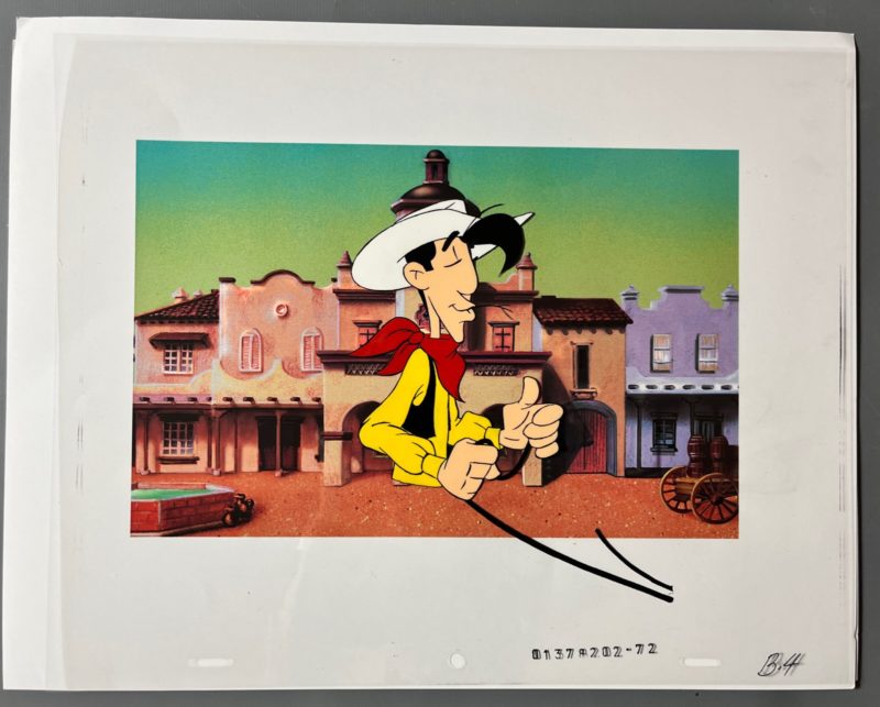 Morris - Lucky Luke - Daisy Town - Ensemble de 3 celluloides - 1971