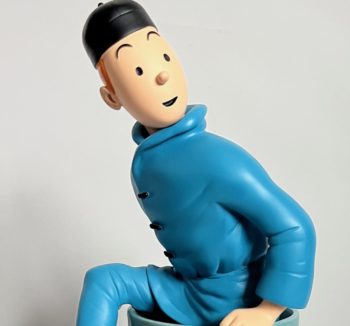 Hergé - Le Lotus Bleu - Figurine Tintin sortant de la potiche - Pixi - 2011