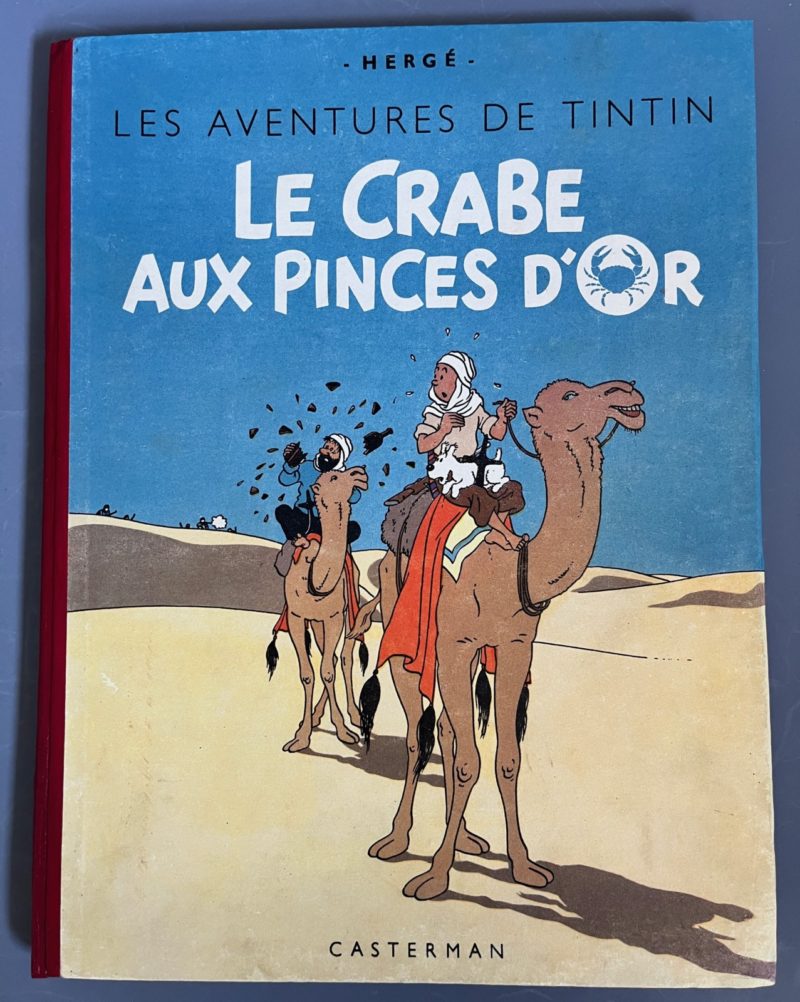 Hergé - Tintin - Le crabe aux pinces d'or - EO couleur - A22 - 1944