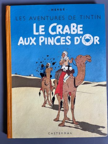Hergé - Tintin - Le crabe aux pinces d'or - 6e édition - A23bis - 1945