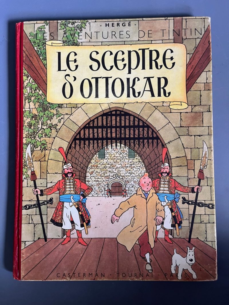 Hergé - Les Aventures de Tintin - Le sceptre d'Ottokar - EO couleur - 1947