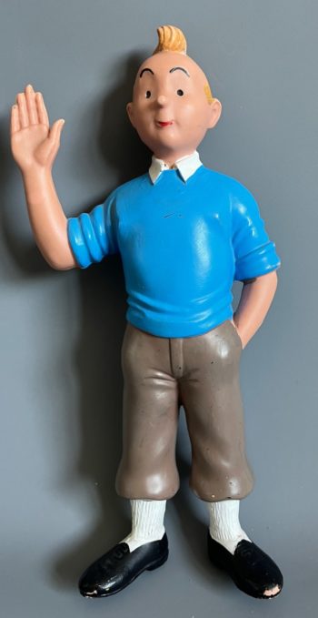Hergé - Tintin pouet géant - 31 cm - Années 50