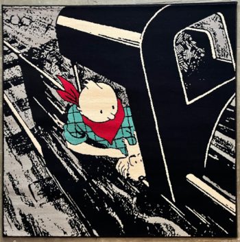 Hergé - Tintin en Amérique - Tapis Tintin et Milou - Axis - 1994