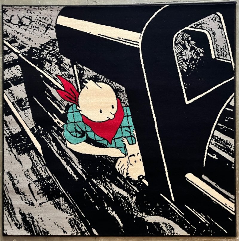 Hergé - Tintin en Amérique - Tapis Tintin et Milou - Axis - 1994