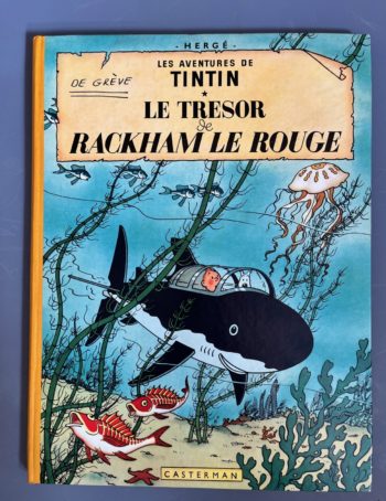 Hergé - Les Aventures de Tintin - Le trésor de Rackham le Rouge - B26 - 1958
