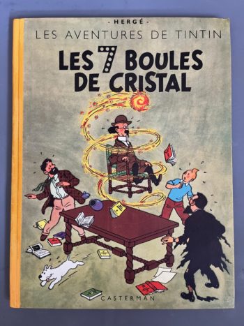 Hergé - Les Aventures de Tintin - Les 7 boules de cristal - EO - B2 - 1948
