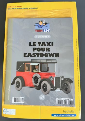 Hergé - Les voitures de Tintin 1/24e - Le taxi pour Eastown- Hachette - 2019