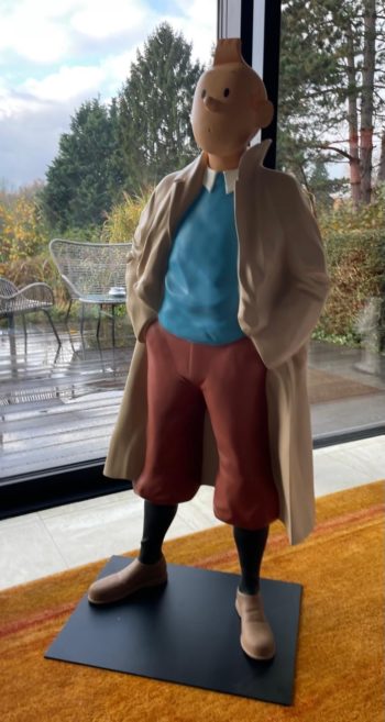 Hergé - Grand Tintin en imperméable - Leblon Delienne - 1995