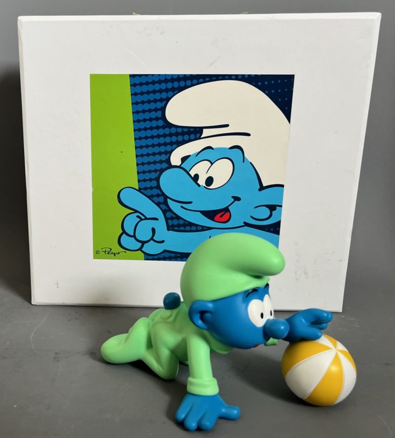 Peyo - Figurine - Le bébé Schtroumpf vert - Leblon Delienne - 2013
