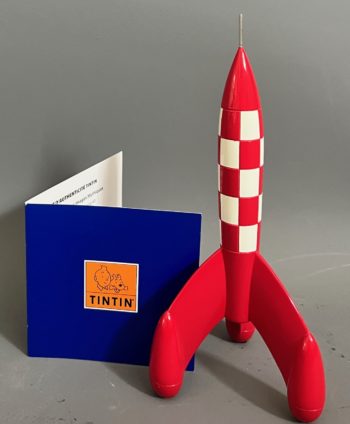 Hergé - La fusée Tintin - Objectif Lune - 15 cm - Moulinsart - 2012