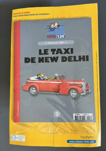 Hergé - Les voitures de Tintin 1/24e - Le taxi de new Delhi - Hachette - 2019