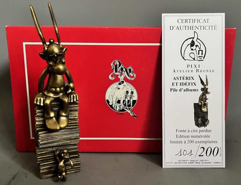 Uderzo et Goscinny - Pixi Atelier bronze - Asterix et Idefix Pile d'albums - 2022
