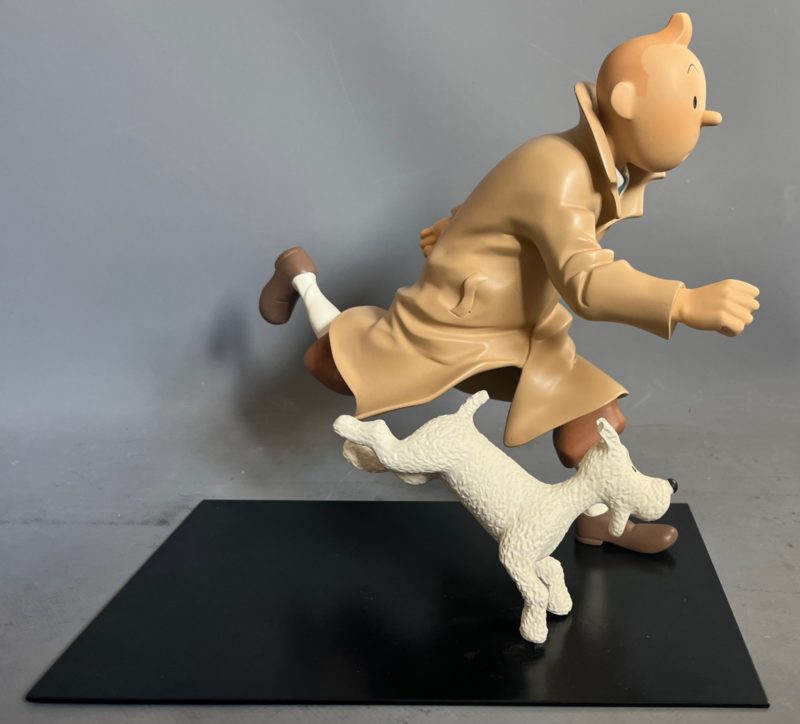 Hergé - Tintin et Milou running- Collection Générique - Leblon Delienne - 1998