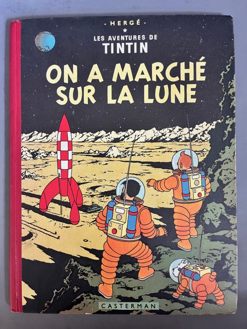 Hergé - Les Aventures de Tintin - On a marché sur la lune - EO française - B11 - 1954