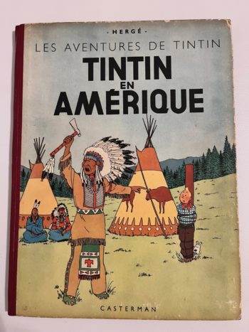 Hergé - Tintin en Amérique - EO couleur - B1 - Casterman - 1946