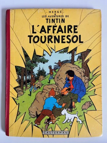 Hergé - Tintin - L'affaire Tournesol - EO Belge - B20 - Casterman - 1956