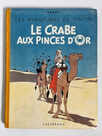 Hergé - Tintin - Le crabe aux pinces d'or -  Cartonnage souple - A23 - 1944