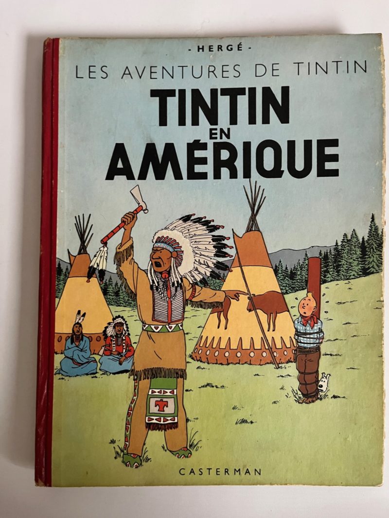Hergé - Tintin en Amérique - EO couleur - B1 - Casterman - 1946
