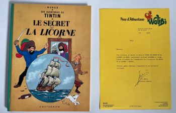 Hergé - Tintin - Le secret de la Licorne - Edition spéciale Walibi - Casterman - 1980