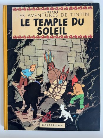 Hergé - Les Aventures de Tintin - Le temple du Soleil - EO - B3 - 1949