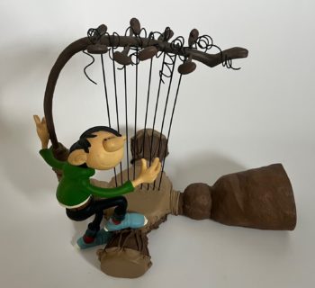 Franquin - Figurine- Gaston et son gaffophone -  Leblon Delienne - 1998