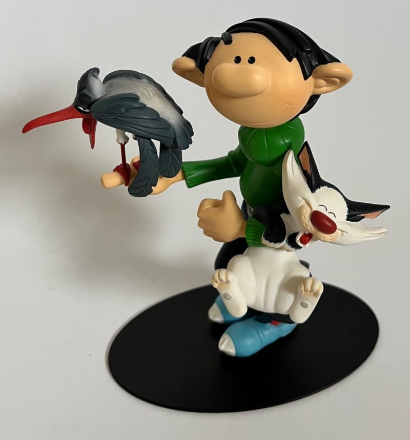Franquin - Figurine Gaston - Gare aux trois gaffeurs -  Leblon Delienne - 2002
