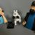 Hergé - Tintin, Milou et Haddock au téléphone - Trois figurines - Leblon Delienne - 1990 – Image 2