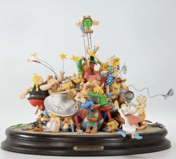 Uderzo & Goscinny - La bagarre Asterix - 50 ans d'amitié- Polychrome - Attakus - 2004