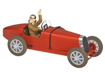 Hergé - Les voitures de Tintin 1/24e - La type T35 de Bobby Smiles - Hachette - 2019