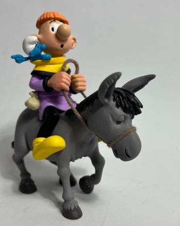 Peyo - Les Schtroumpfs - Figurine Olivier sur son âne - Zedibulle - 2025