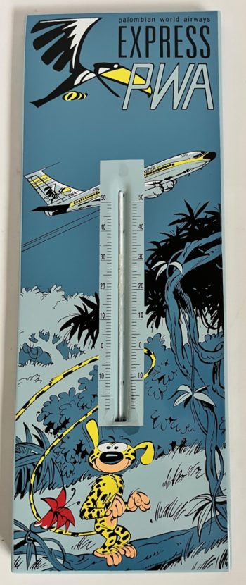 Franquin - Thermomètre publicitaire Marsupilami - Emaillerie Belge - 1993