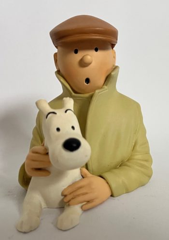 Hergé - Buste Regout - Tintin casquette et Milou- Pixi - 1993