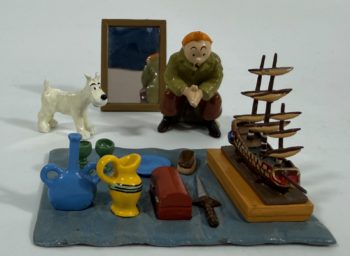 Hergé - Figurine Tintin - Le marché aux puces - Pixi - 2002