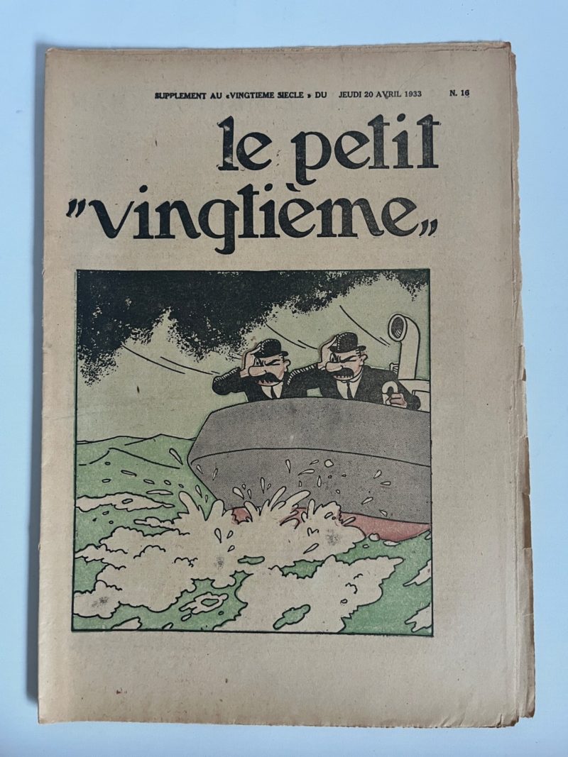 Hergé - Le Petit Vingtième - N° 16 du 20 avril 1933