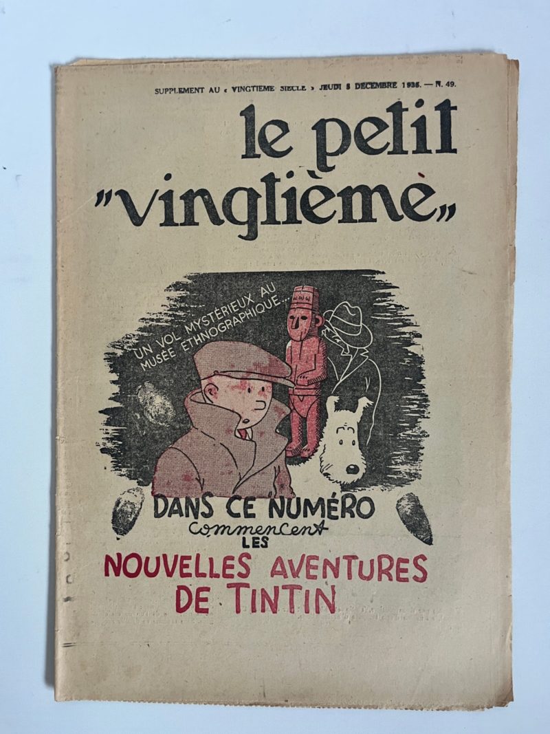 Hergé - Le Petit Vingtième - N° 49 du 5 décembre 1935