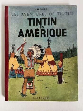 Hergé - Tintin en Amérique - A18 - Casterman - 1942