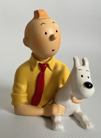 Hergé - Buste Regout - Tintin et Milou chemise jaune - Pixi - 1992