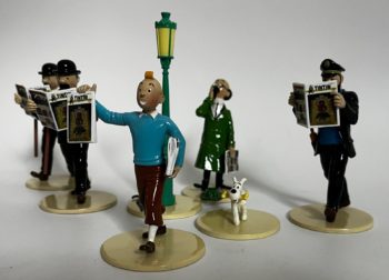 Hergé - Série complète Figurines  Lisez Tintin - Moulinsart - 2016