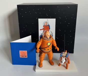 Hergé - Tintin et Milou cosmonautes sur la lune - Fariboles - 2019