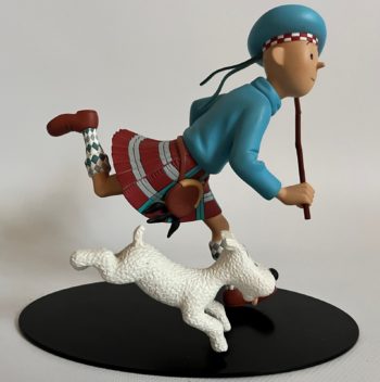 Hergé - Leblon Delienne - Figurine Tintin Ecossais - Collection Nostalgie - 20 cm - 2004