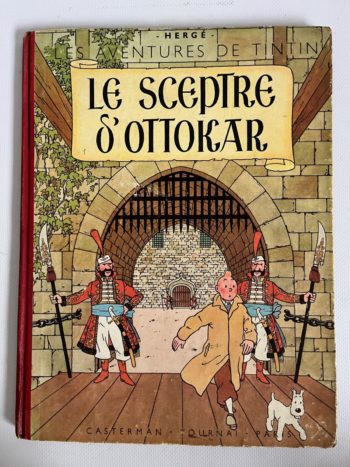Hergé - Les Aventures de Tintin - Le sceptre d'Ottokar - EO couleur - 1947