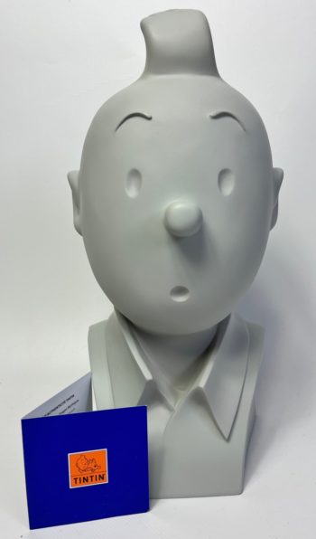 Hergé - Buste Tintin monochrome - Images Mythiques - Moulinsart - 2010