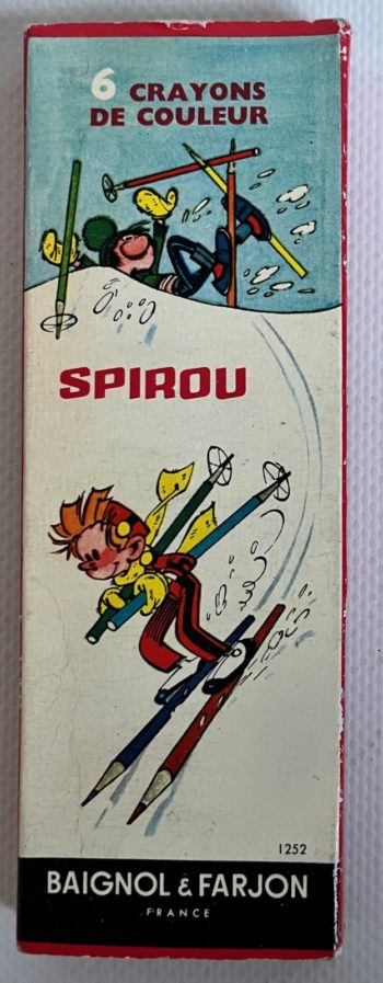 Franquin - Spirou - Boite de crayons - Baignol & Farjon - 1963