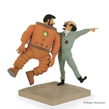 Hergé - Haddock et Tournesols cosmonautes sur la lune - Fariboles - 2019