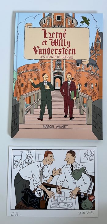 Wilmet, Marcel - Hergé et Willy Vandersteen - Les géants de Beersel - Français  - Exemplaire d'Auteur - 2026
