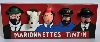 Hergé - Ensemble de marionnettes Tintin et ses amis - Années 60