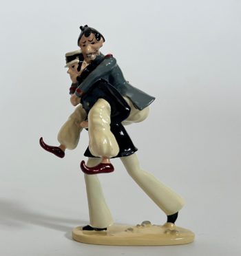 Hugo Pratt- Figurine Corto portant Raspoutine sur ses épaules - Pixi - 1997