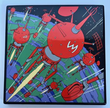 E.P. Jacobs - Blake & Mortimer - Plaque émaillée L'énigme de l'Atlantide - Version noire - Emaillerie Belge - 2025