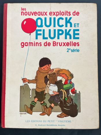 Hergé - Quick et Flupke - Gamins de Bruxelles - 2e série - EO - P4 - Dédicacé par Hergé - 1932